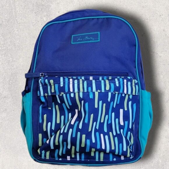 VERA BRADLEY KATALINA SHOWERS COLORBLOCK BACKPACK - Picture 1 of 12